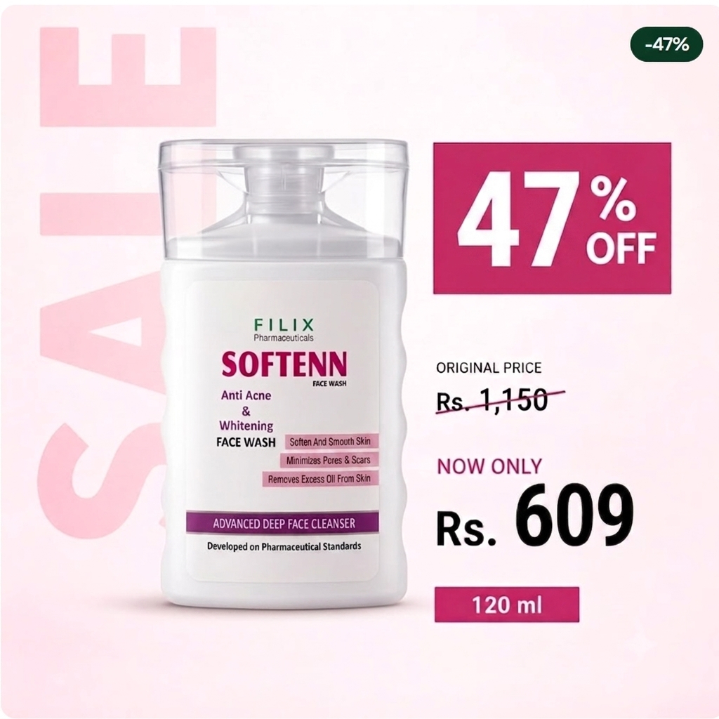 a3d6346d-6f5c-471b-b15d-63e349f33d92 SOFTENN Anti-Acne and Whitening Face Wash - Image 1