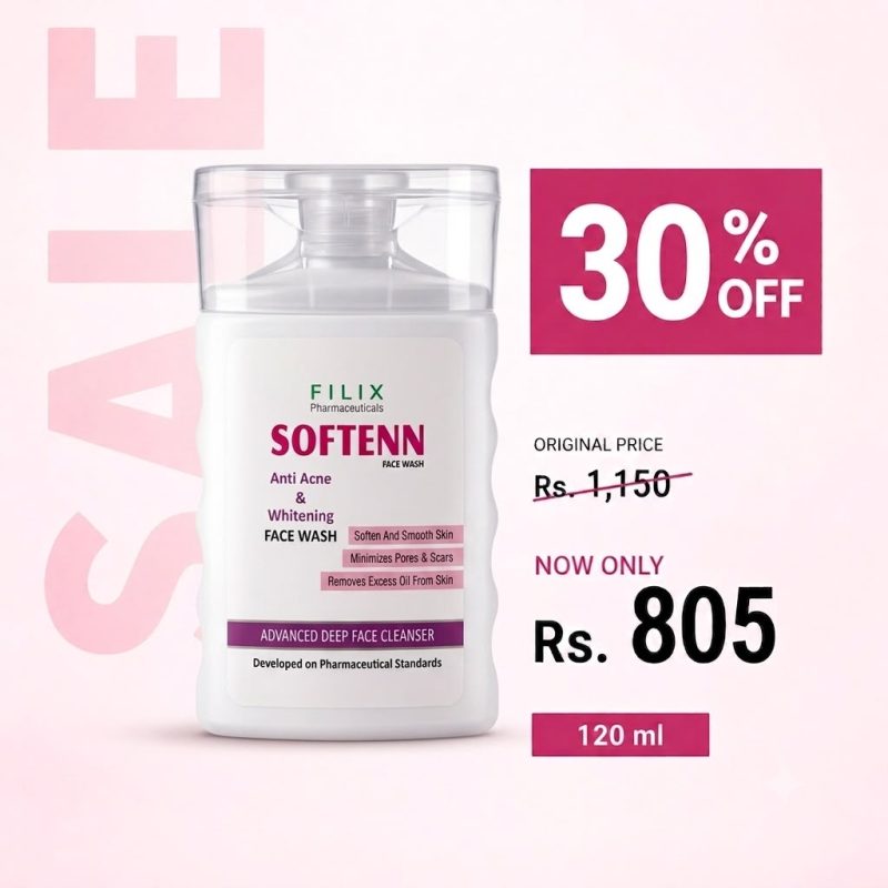 SOFTENN Anti-Acne and Whitening Face Wash