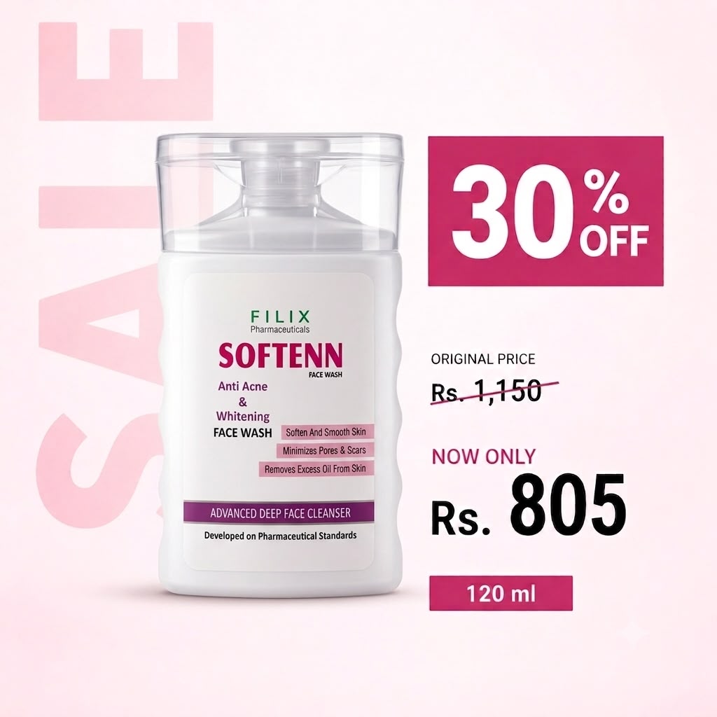 SOFTENN Anti-Acne and Whitening Face Wash